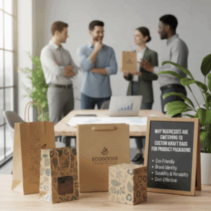 Read more about the article Why Businesses Are Switching to Custom Kraft Bags for Product Packaging