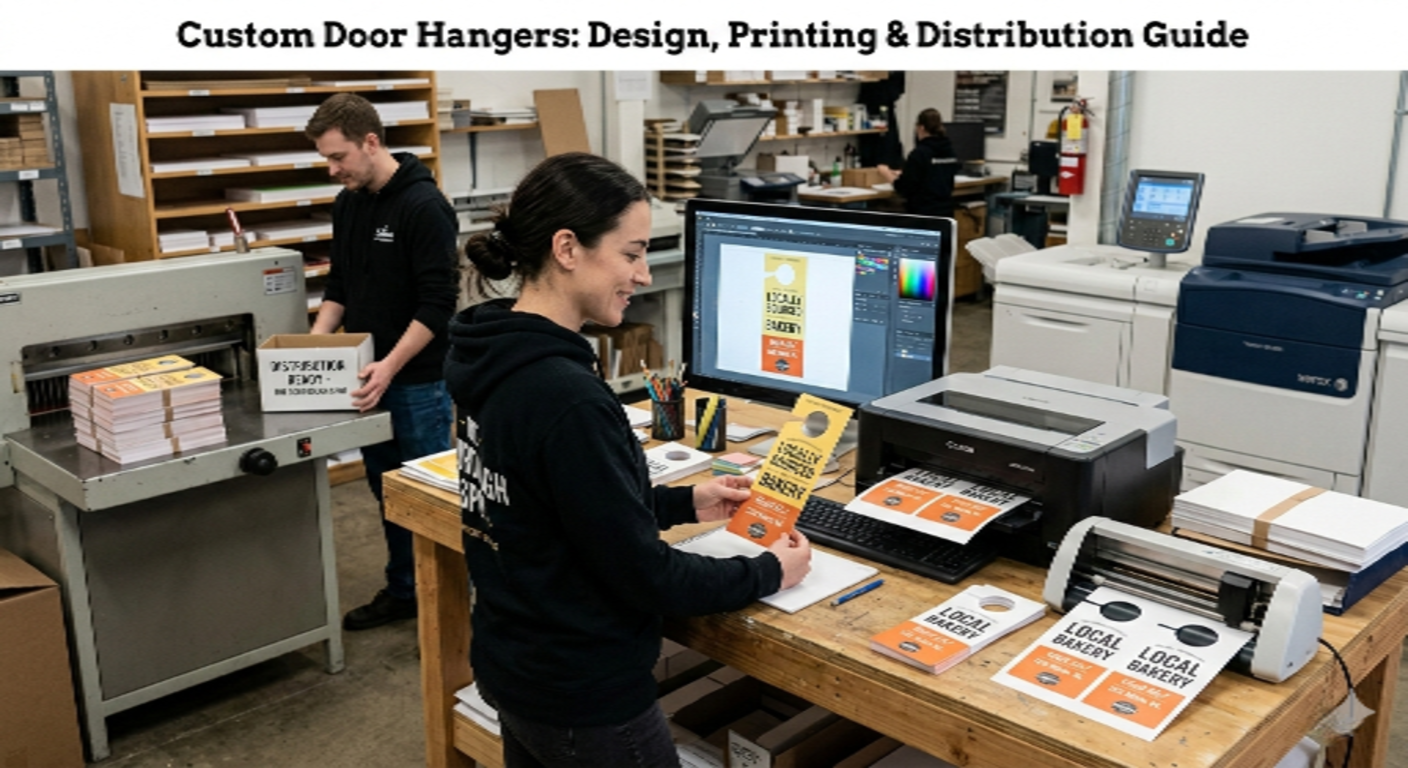 You are currently viewing Custom Door Hangers: Design, Printing & Distribution Guide