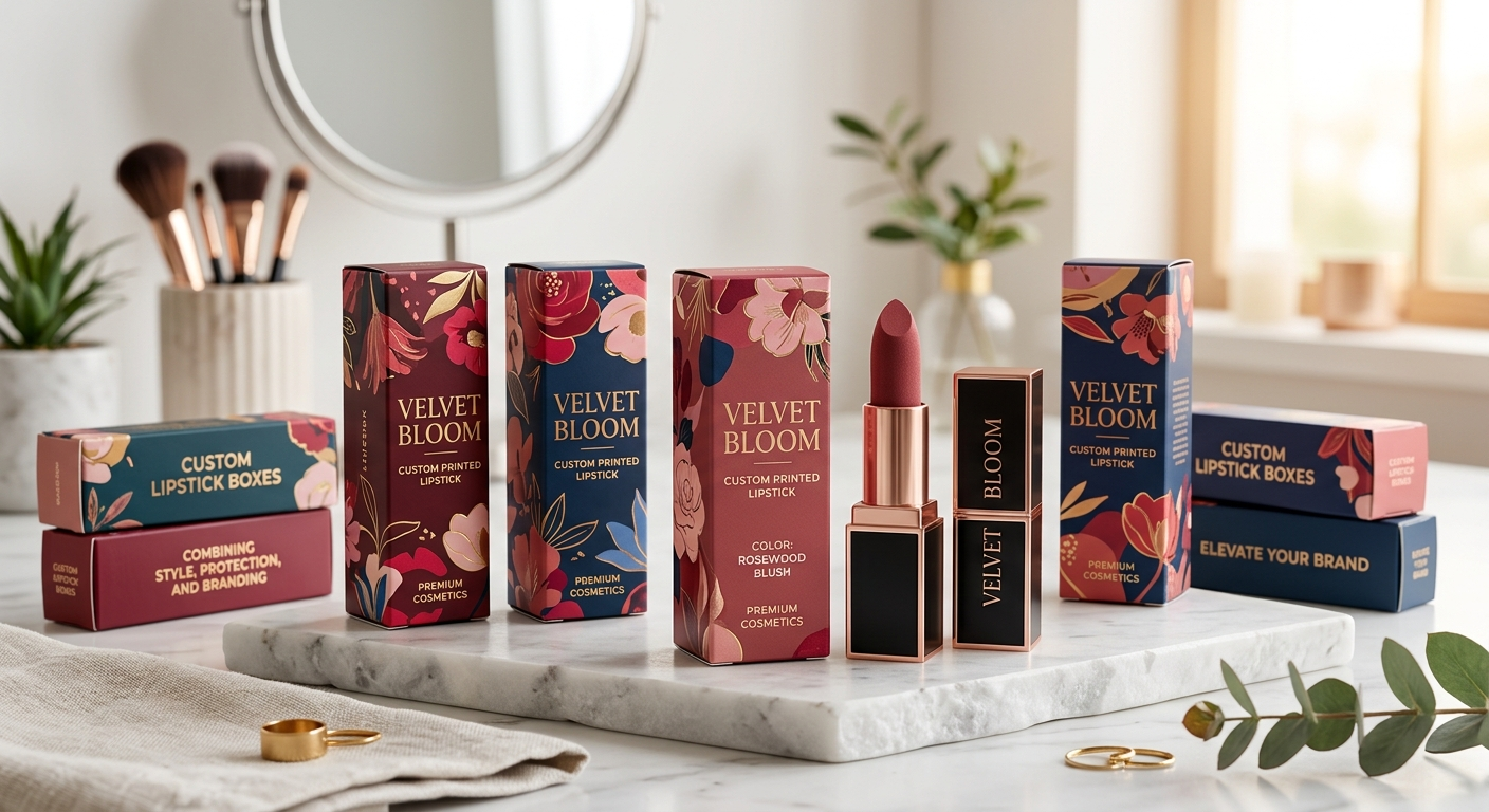 You are currently viewing Custom Printed Lipstick Boxes That Combine Style, Protection, and Branding