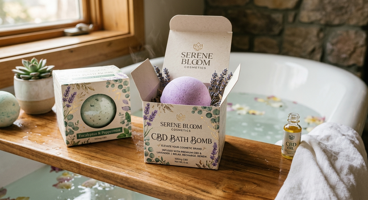 Read more about the article Custom CBD Bath Bomb Boxes That Elevate Your Cosmetic Brand