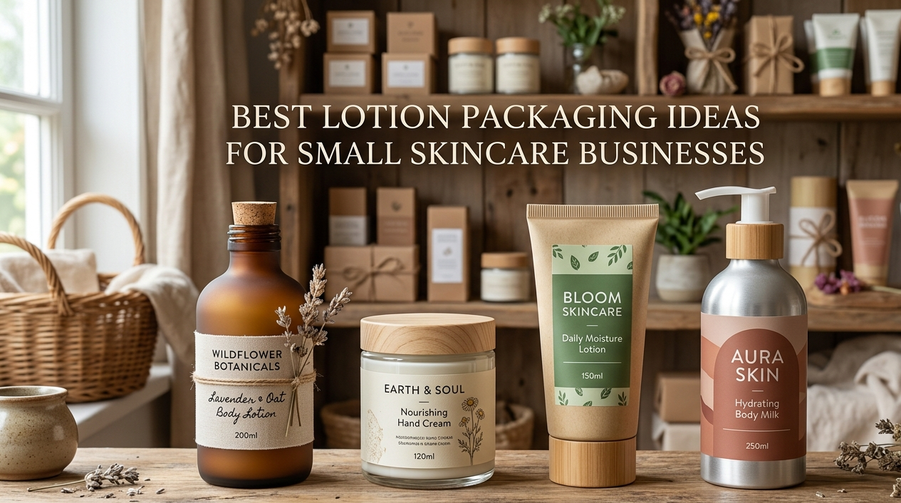Read more about the article Best Lotion Packaging Ideas for Small Skincare Businesses